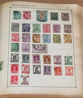 Lot 2039 - Worldwide collection in 3 albums, including a vintage Strand album well-filled with approx....