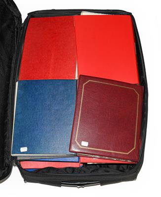 Lot 2041 - GB and Worldwide Collection in 21 binders filling a large suitcase. The GB and Channel...