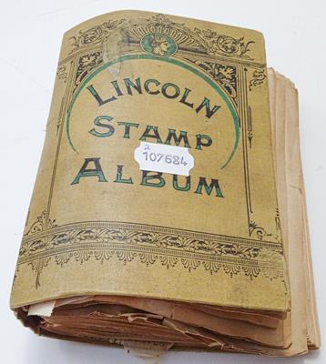 Lot 2048 - Worldwide, vintage collection in a 19th century Lincoln album containing hundreds of early...