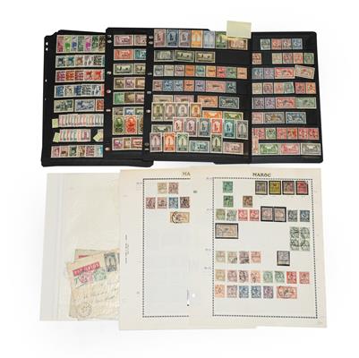 Lot 2061 - French Morocco 1891-1955 mint and used collection incl. 1917 Pictorial set, Tangier 1918-24 set...
