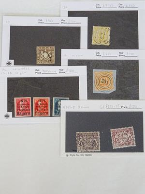 Lot 2063 - Germany and States Group, a dozen high-cat items of German States incl. (used unless otherwise...