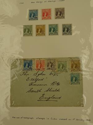 Lot 2090 - Spain Colonies collections in thirteen stock books (plus sundry loose material on pages and in...