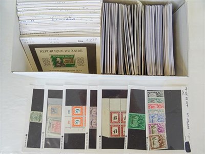 Lot 2105 - British Africa, Carton with collections on album pages as bought in auctions over the years,...