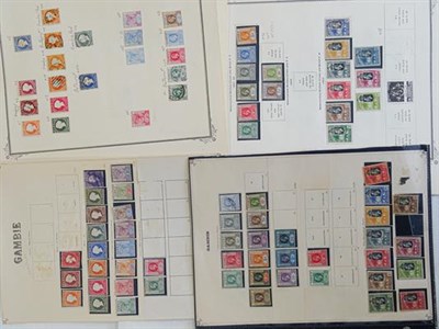 Lot 2105 - British Africa, Carton with collections on album pages as bought in auctions over the years,...