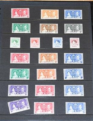 Lot 2107 - 1937 King George VI Coronation Omnibus complete, unmounted mint, collection in presentation folder.