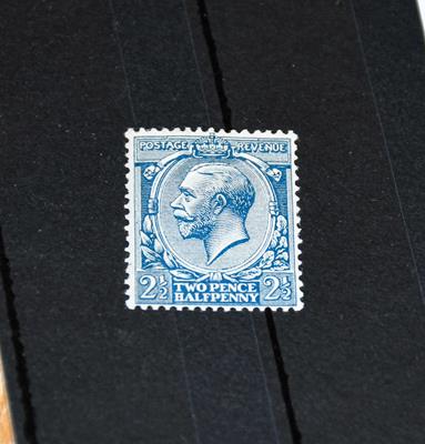 Lot 2176 - 1912 SG.371 2½d Dull Prussian Blue lightly mounted mint slight gum disturbance. N21 (17). a scarce