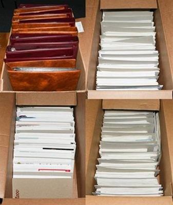 Lot 2191 - First Day Covers 1966-2008 collection filed in three boxes, most with two of each, incl Definitives