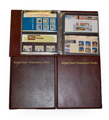 Lot 2192 - Great Britain, highly complete run of presentation packs from 1992-2008 in three binders. Face...