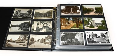 Lot 2212 - Black Album: A Stunning Collection of Approx 500 Cards of West Yorkshire And Leeds Suburbs. A range