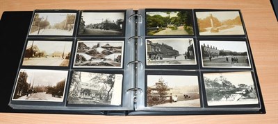 Lot 2212 - Black Album: A Stunning Collection of Approx 500 Cards of West Yorkshire And Leeds Suburbs. A range