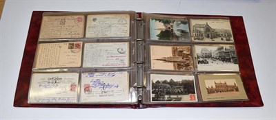 Lot 2230 - Four Red Modern Albums Containing Approx. 750 Postcards of Belgium. A wide range from Brussels...