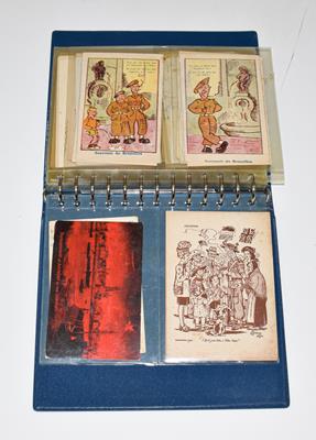 Lot 2232 - Two Small Albums Containing Approx. 150 Cards from Belgium. Once again many are postally used...