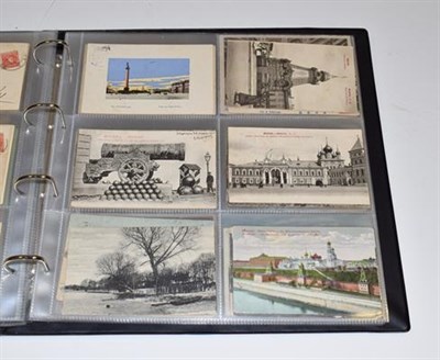 Lot 2233 - Two Albums Holding A Selection of Foreign Cards, Firstly, a Brown Album containing 128 Belgian...