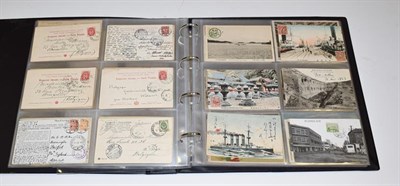 Lot 2233 - Two Albums Holding A Selection of Foreign Cards, Firstly, a Brown Album containing 128 Belgian...