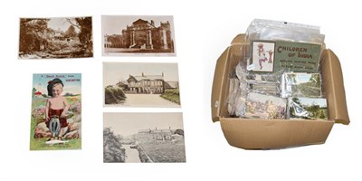 Lot 2236 - A Box Containing Approx. 1500 Cards sorted into bags of areas or A - Z. The largest proportion...