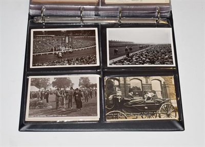 Lot 2238 - Two Black Albums Containing Approx. 220 Cards all published by Doncaster Photographer Edgar Leonard
