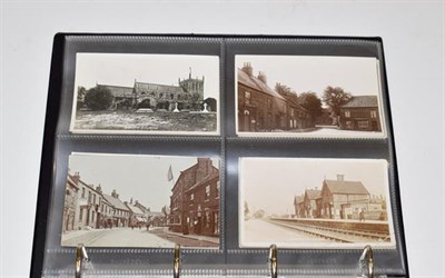 Lot 2241 - A Blue Album Containing A Superb Collection of Approx. 91 Postcards of North and East Yorkshire...