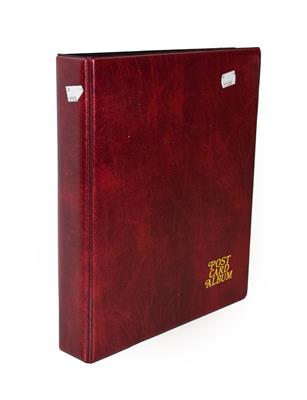 Lot 2242 - A Red Album Containing Approx. 134 Cards of North And East Yorkshire Villages.  A valuable...