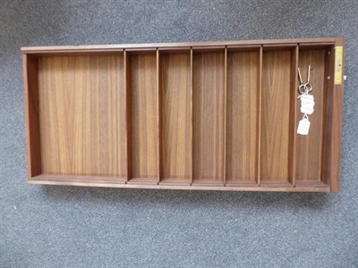 Lot 1194 - A Carl Hansen & Son Walnut CH110 Directors Desk, with two slender drawers, each with dividers...