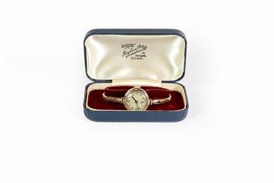 Lot 93 - A ladies 9ct gold wristwatch, signed Rolex, retailed by Armstrong, inside case back stamped RWC...