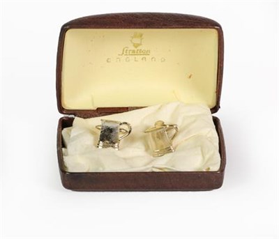 Lot 94 - A regimental brooch, stamped '9CT', length 4.8cm; a 9 carat gold cameo ring and brooch; two...