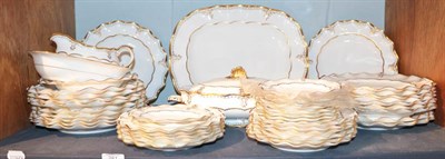 Lot 281 - A Royal Crown Derby Lombardy pattern part dinner service