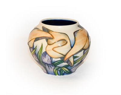 Lot 306 - A modern Moorcroft Wild Blewit vase, by Emma Bosson