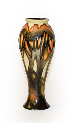 Lot 307 - A modern Moorcroft trail piece, La Garenne by Emma Bosson