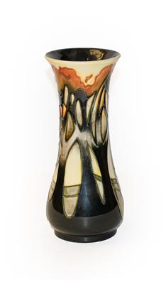 Lot 310 - A modern Moorcroft La Garenne vase, by Emma Bosson