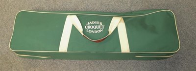 Lot 354 - A modern Jaques croquet set in carrying bag