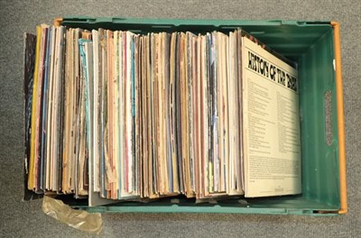 Lot 368 - Two boxes of LP records, progressive rock and pop