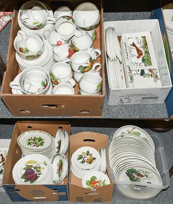 Lot 380 - Portmeirion pottery including: Birds of Britain oval plates and Pamona (five boxes)