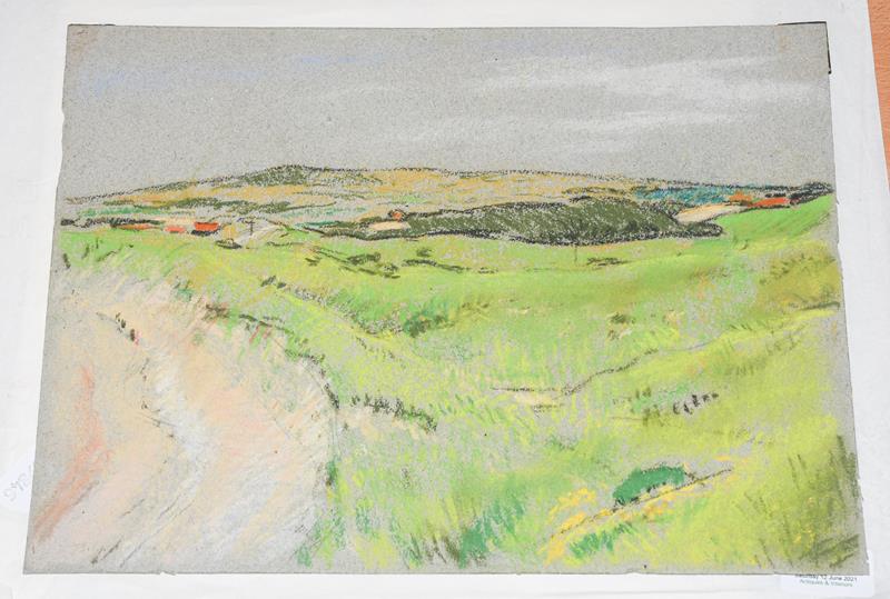 Lot 1082 - Philip Naviasky (1894-1983) Dales scene Pastel, 26cm by 35cm (unframed)  Artist's Resale...