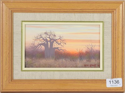 Lot 1136 - Wim Kosch (Contemporary) South African, African landscapes, Signed and dated (19)96, oil on...