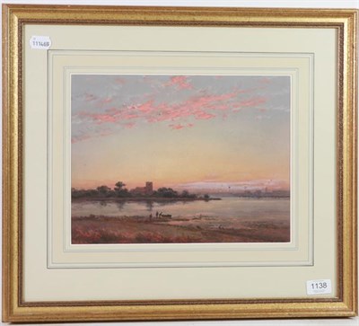 Lot 1138 - A 19th century landscape watercolour, initialled W S G and dated (19)10?