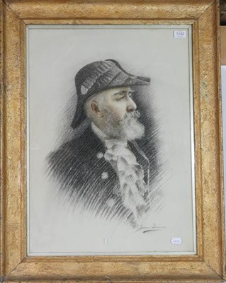 Lot 1142 - James Levinson (Early 20th century) Portrait of Frederick George Lloyd (1845-1904), High Sheriff of