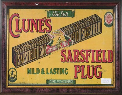 Lot 1145 - An early 20th century advertising poster for John Player's cigarettes, modelled as a sailor for HMS