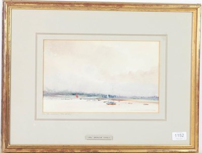 Lot 1152 - Ian Armour Chalu (Contemporary) On the Estuary, the Aldo, Signed and dated 1976 (inscribed on...