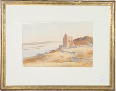 Lot 1153 - Iris Burton, Harbour side Castle, signed and dated September 2002 watercolour together with...