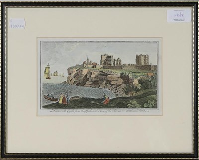 Lot 1173 - John Speede map of the Bishoprick and Citie of Durham; a framed print, and five unframed prints...