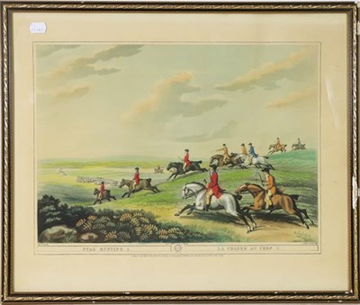 Lot 1193 - A large collection of colour racing prints, hunting prints and a landscape, various sizes (qty)