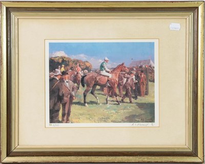 Lot 1193 - A large collection of colour racing prints, hunting prints and a landscape, various sizes (qty)