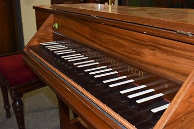 Lot 1267 - John Morley of London harpsichord, virginal number 940 with tuning key