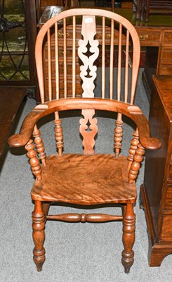 Lot 1315 - A Victorian Windsor chair