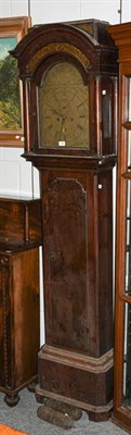 Lot 1396 - A mahogany eight day longcase clock, arch brass dial signed in the arch Chas Campbell, Bowness,...