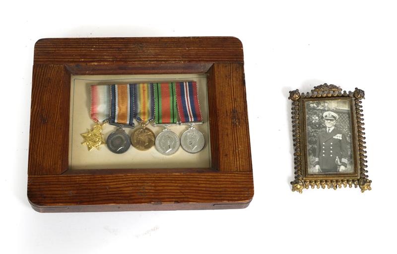 Lot 20 - A First/Second World War Group of Miniature Medals, comprising 1914-15 Star, British War Medal,...