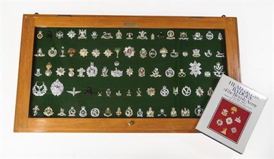 Lot 22 - A Collection of Eighty Three British Regimental Cap, Glengarry and Collar Badges, mainly...