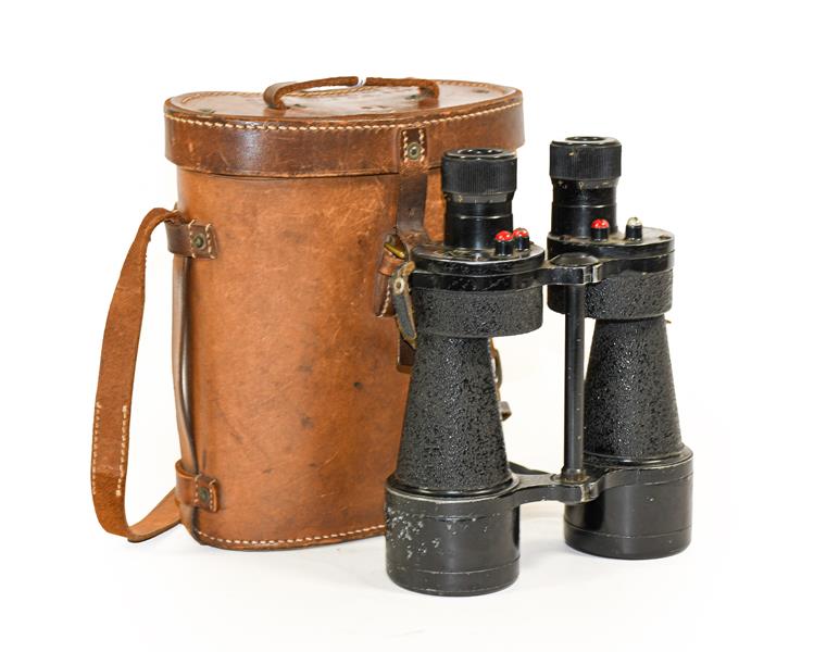 Lot 48 - A Pair of Second World War Nottingham Instruments Ltd. Mk5 X7 Binoculars, dated 1944, with...