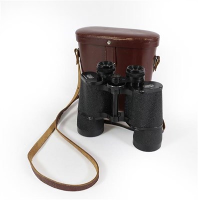 Lot 50 - Two Pairs of Carl Zeiss, Jena Jenoptem 10 x 50W,  Binoculars,  each with blackened finish, with...