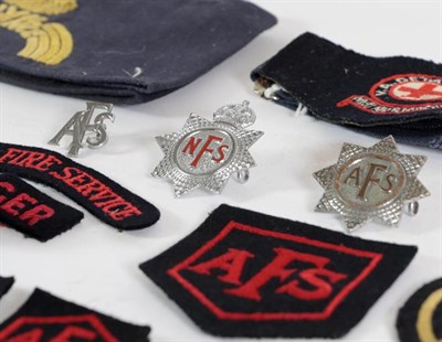 Lot 54 - A Quantity of Mainly Second World War Civil Defence Insignia, including embroidered and printed...